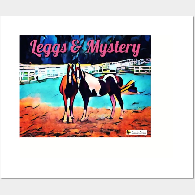 Mystery and Leggs Wall Art by SunshineHorses